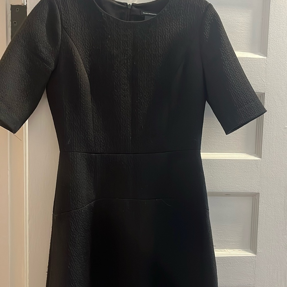 Club Monaco jacquard dress a line